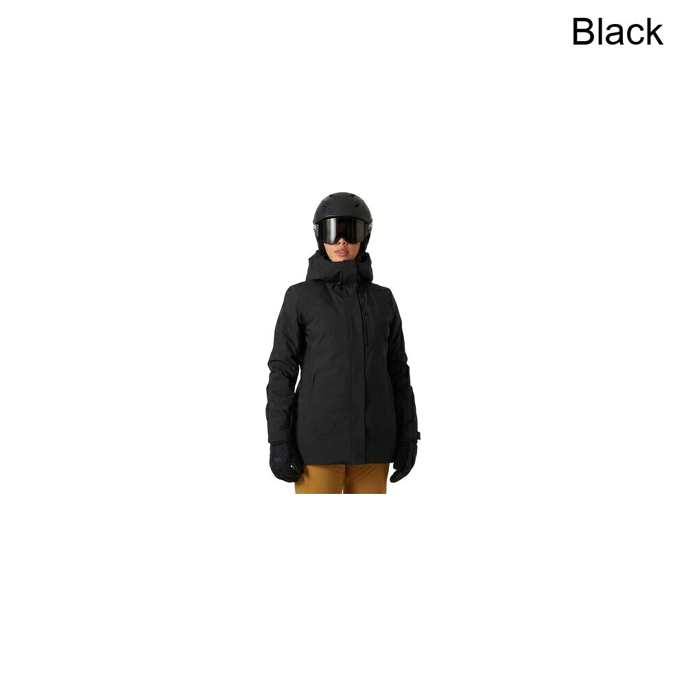 (取寄) ヘリーハンセン レディース スノープレイ ロング インサレーテッド ジャケット - ウィメンズ Helly Hansen women Snowplay Long Insulated Jacket - Women's Black