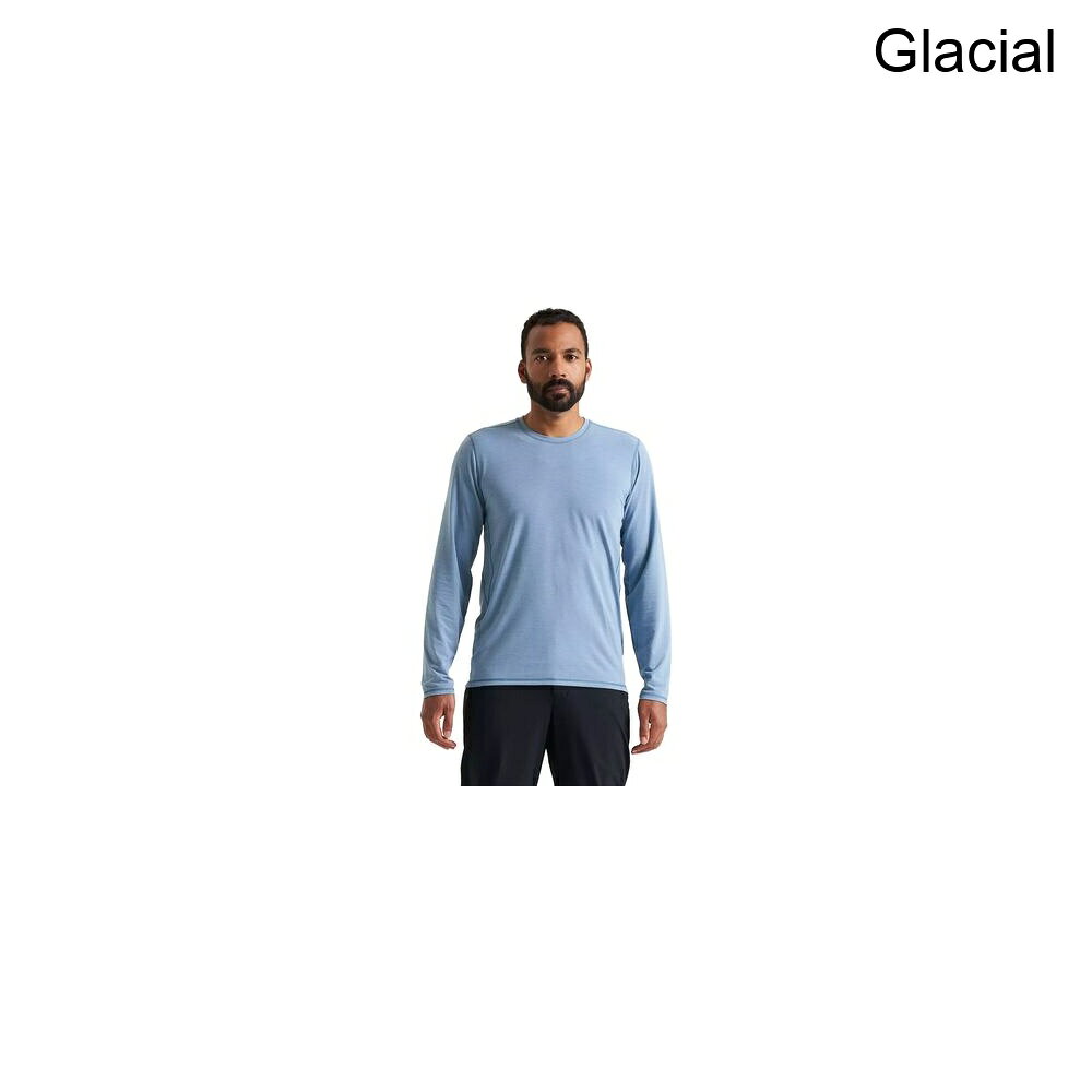(取寄) スペシャライズド メンズ トラクション ロング スリーブ T-シャツ - メンズ Specialized men Traction Long Sleeve T-Shirt - Men's Glacial