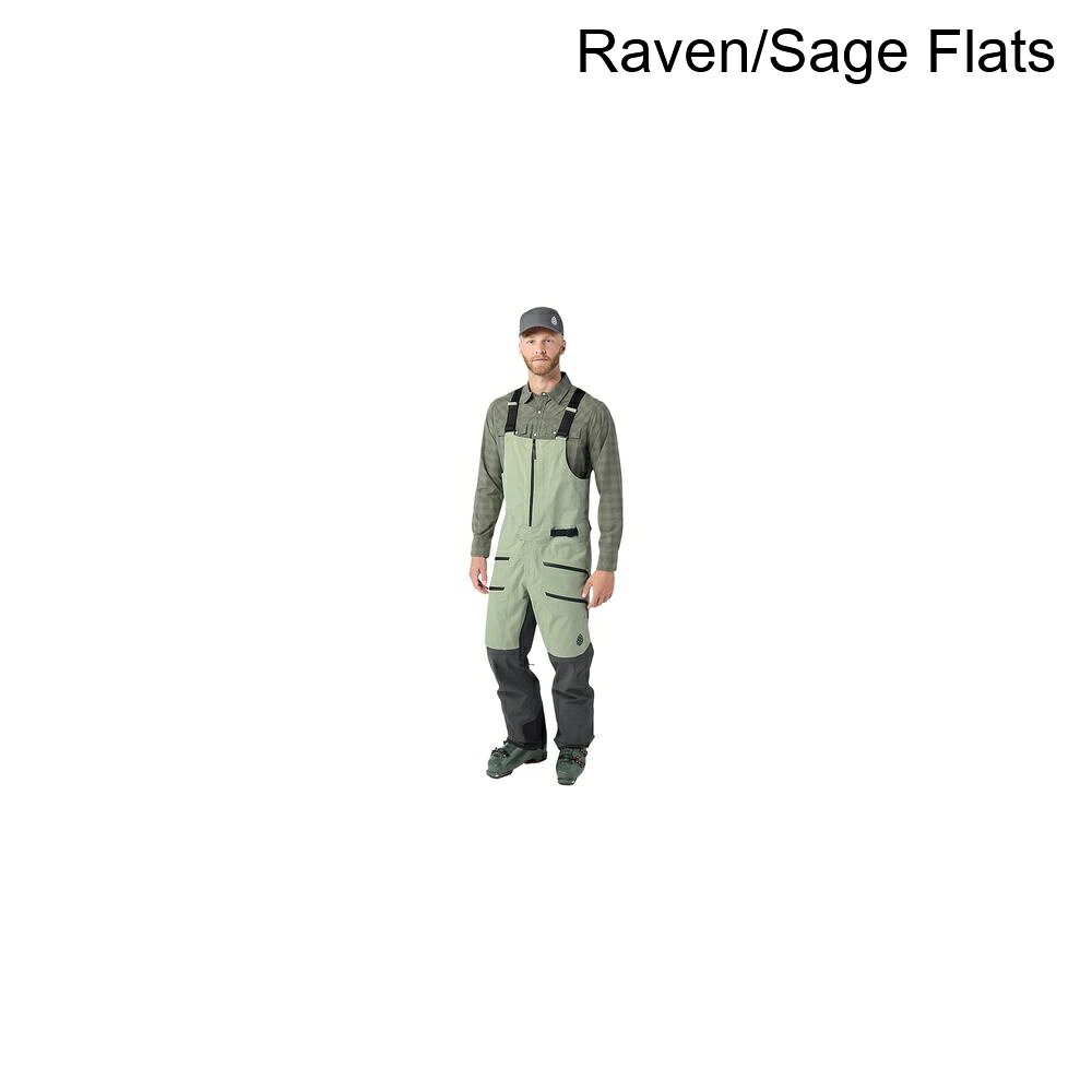 (取寄) スティオ メンズ ビブ パンツ - メンズ STIO men Figment Bib Pant - Men's Raven/Sage Flats