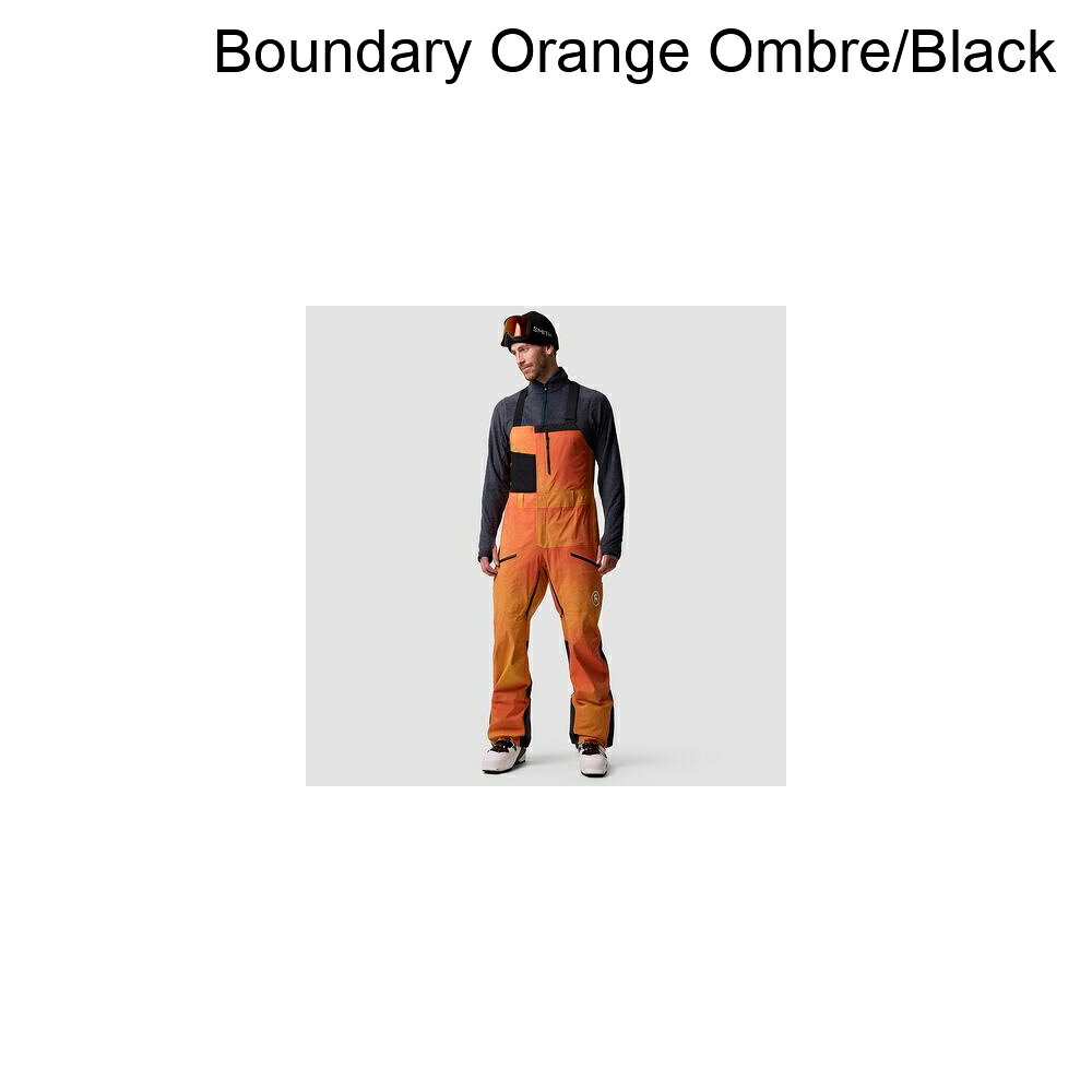 (取寄) バックカントリー メンズ コットンウッド Lt エクスポア 3l ビブ - メンズ Backcountry men Cottonwoods LT Xpore 3L Bibs - Men's Boundary Orange Ombre/Black