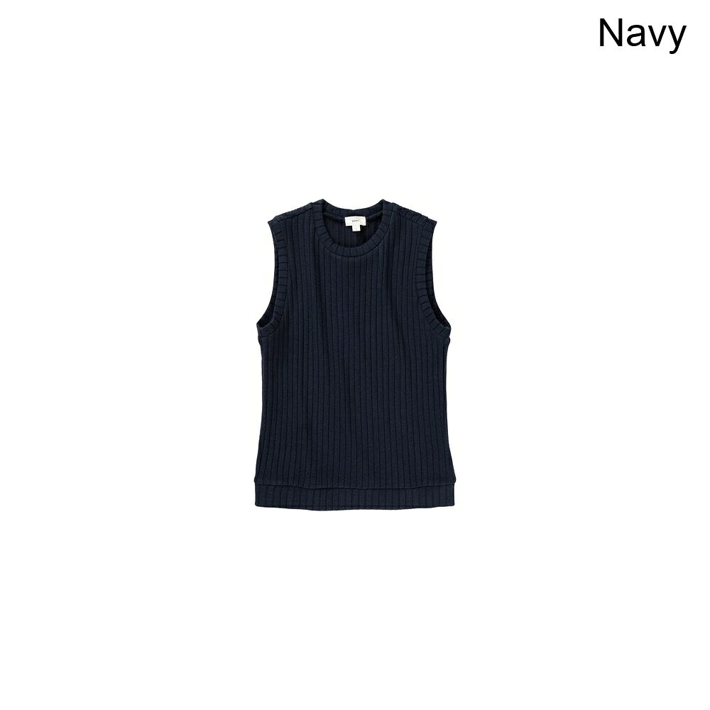 (取寄) レディース ザ セーター リブ シェル ベスト - ウィメンズ Donni women The Sweater Rib Shell Vest - Women's Navy