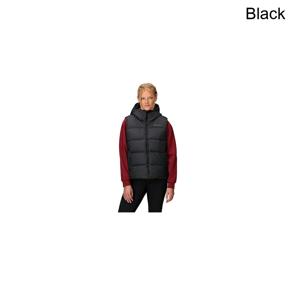 (取寄) マーモット レディース ストロールダウン フーデット ベスト - ウィメンズ Marmot women Strollbridge Hooded Vest - Women's Black