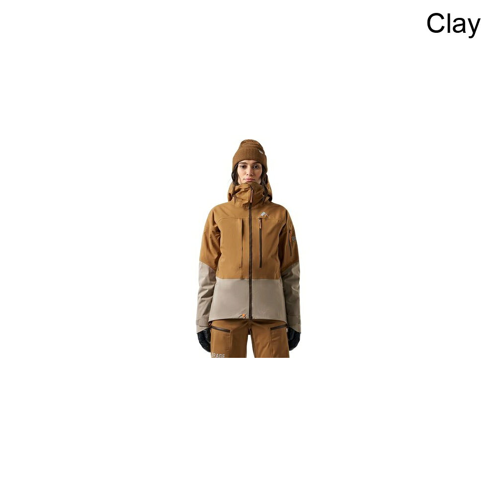 (取寄) オラージュ レディース パノラマ 3l ジャケット - ウィメンズ Orage women Panorama 3L Jacket - Women's Clay