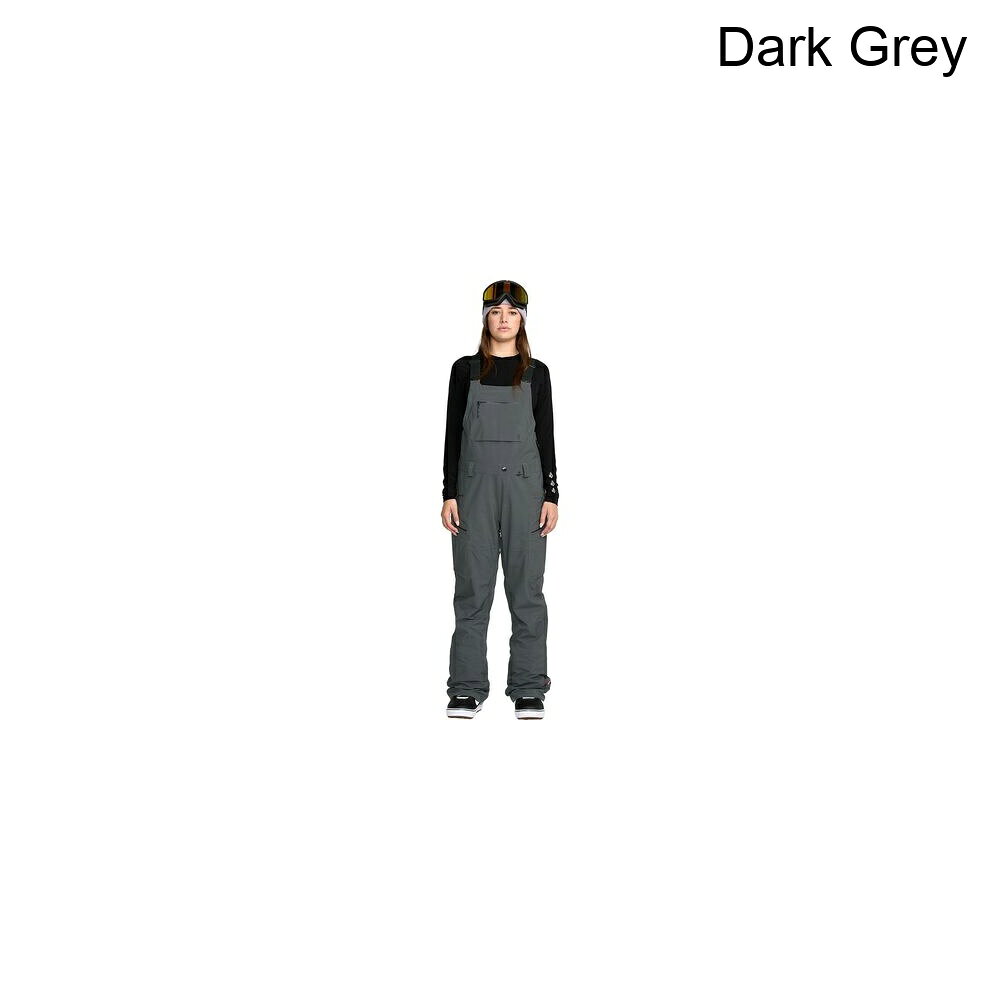 (取寄) ボルコム レディース アッシュ ストレッチ ゴア ビブ オーバーオール - ウィメンズ Volcom women Ash Stretch GORE Bib Overall - Women's Dark Grey