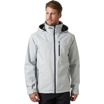 Jacket - (取寄) ヘリーハンセン メンズ クルー フーデット ジャケット 2.0 - メンズ Helly Hansen men Crew Hooded Jacket 2.0 - Men's Grey Fog