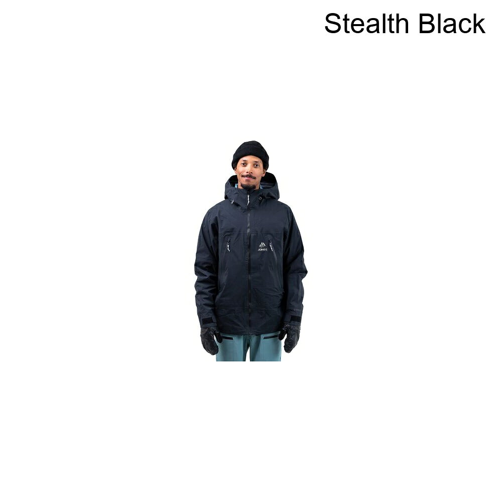 (取寄) ジョーンズスノーボード メンズ シュラルピニスト Gtx リサイクル ジャケット - メンズ Jones Snowboards men Shralpinist GTX Recycled Jacket - Men's Stealth Black
