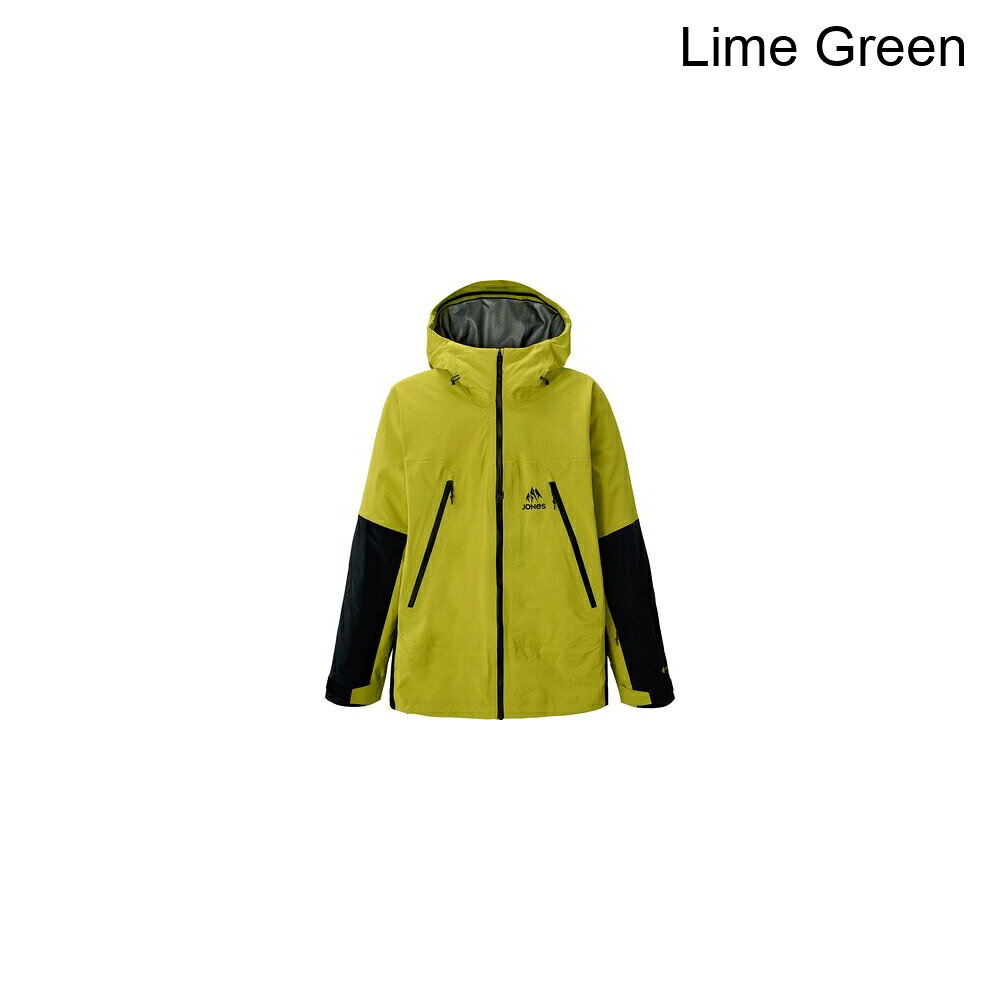 (取寄) ジョーンズスノーボード メンズ シュラルピニスト Gtx リサイクル ジャケット - メンズ Jones Snowboards men Shralpinist GTX Recycled Jacket - Men's Lime Green