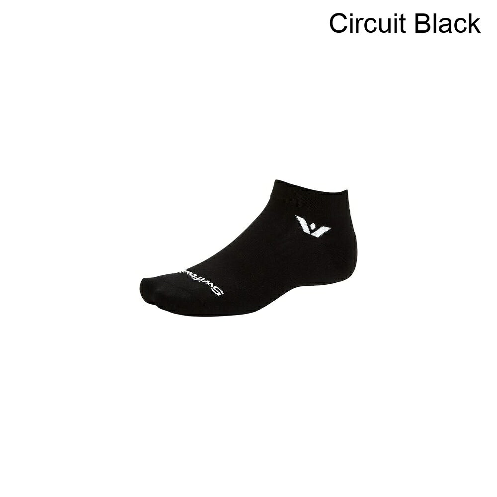 (取寄) スウィフトウィック アスパイヤー アンクル ソック Swiftwick Aspire Ankle Sock Circuit Black