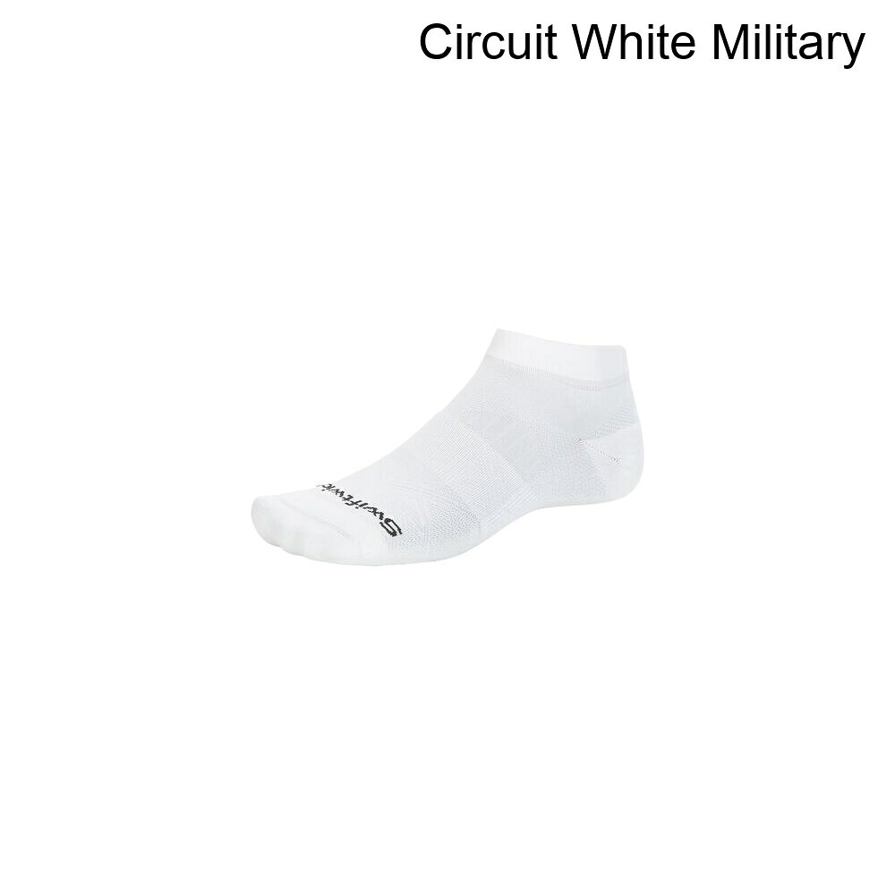 (取寄) スウィフトウィック アスパイヤー アンクル ソック Swiftwick Aspire Ankle Sock Circuit White Military