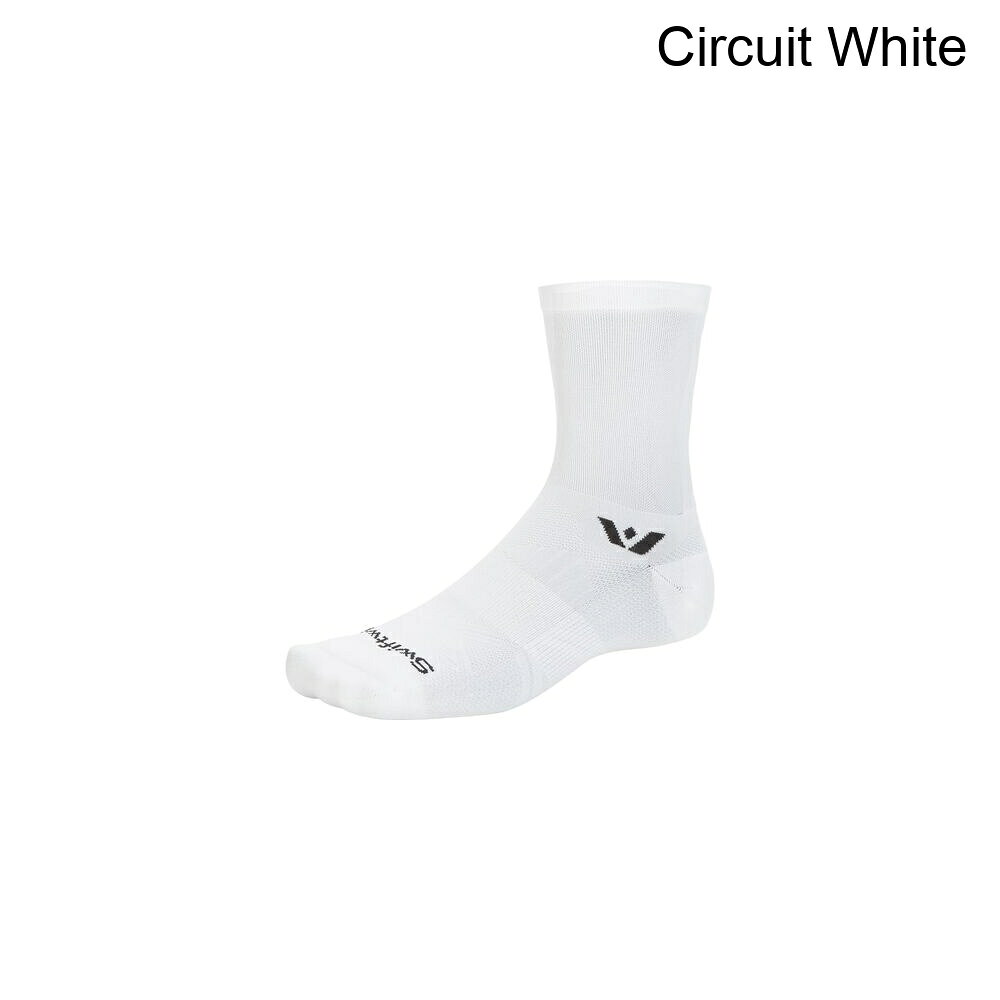 (取寄) スウィフトウィック アスパイヤー ミッドクルー ソック Swiftwick Aspire Mid-Crew Sock Circuit White