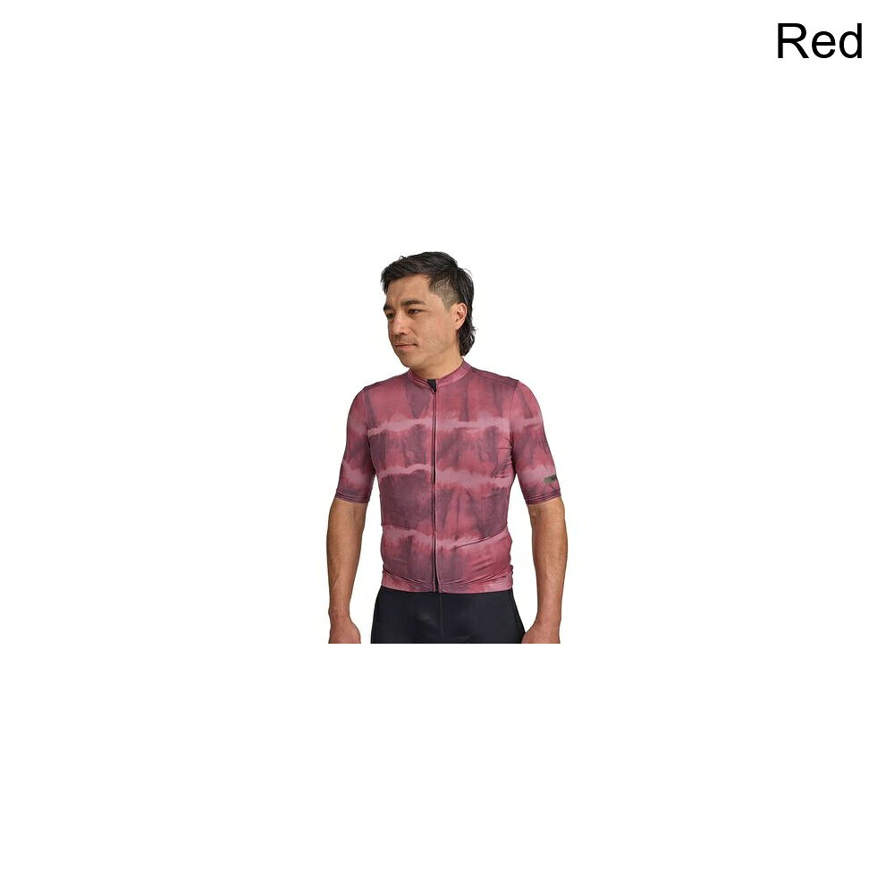 (取寄) シマノ メンズ イバルブ コルサ ショート スリーブ ジャージ - メンズ Shimano men Evolve Corsa Short Sleeve Jersey - Men's Red