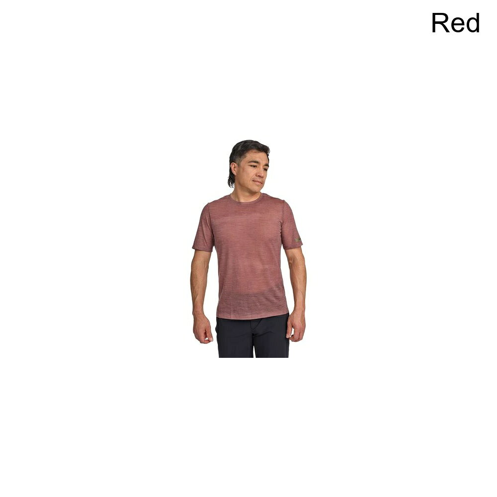(取寄) シマノ メンズ イバルブ テラ ショート スリーブ ジャージ - メンズ Shimano men Evolve TERRA Short Sleeve Jersey - Men's Red