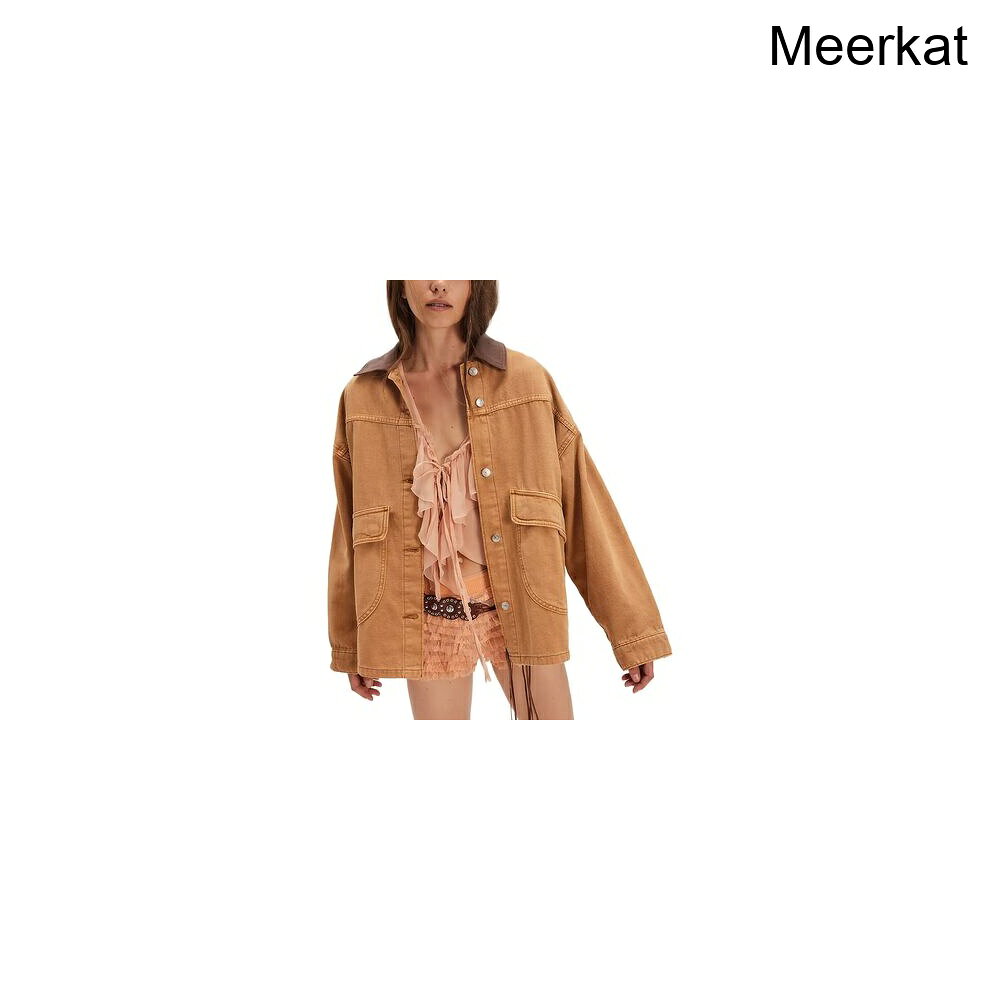 (取寄) フリーピープル レディース レモン デニム ジャケット - ウィメンズ Free People women Lemon Denim Jacket - Women's Meerkat