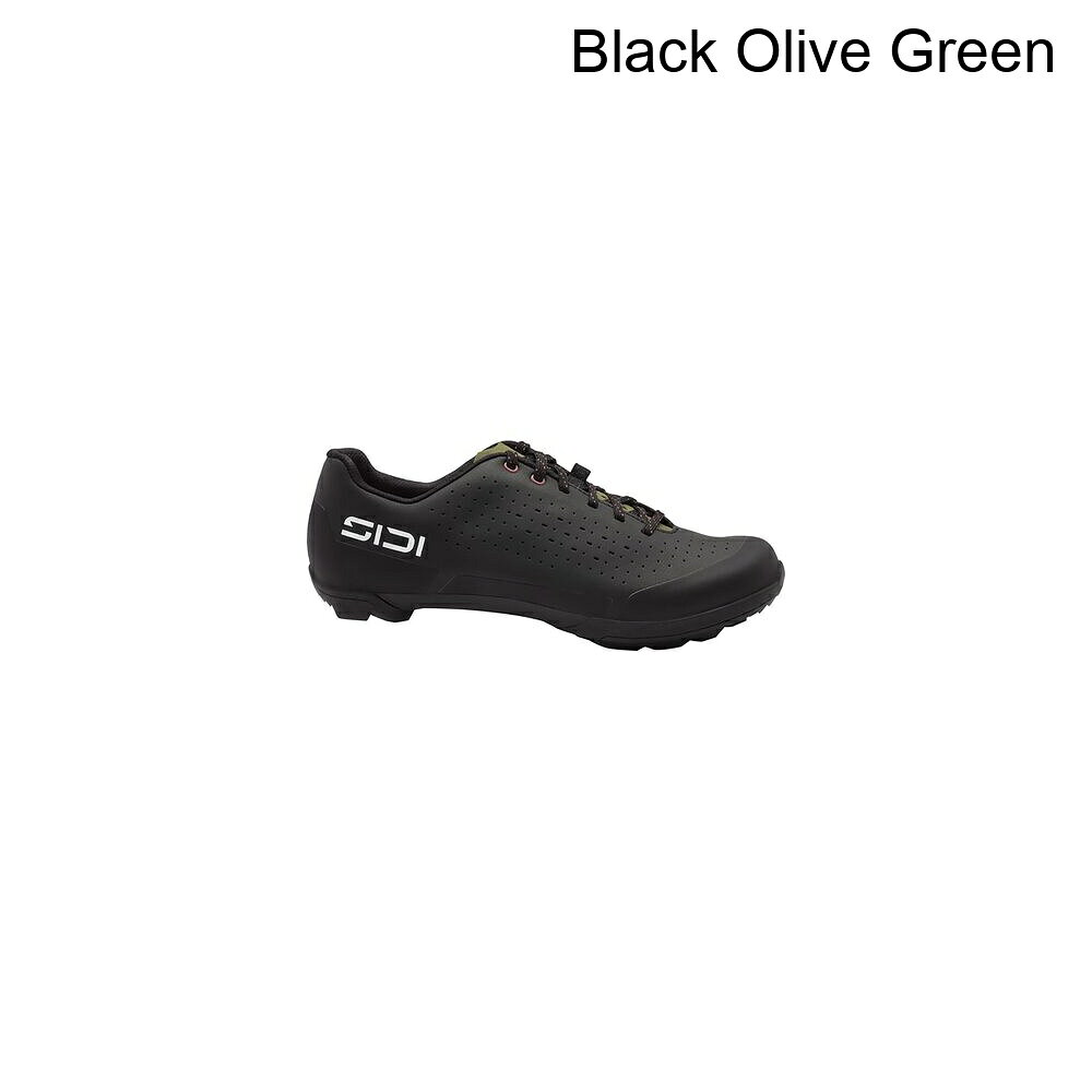 (取寄) シディ メンズ レースズ グラベル シューズ - メンズ Sidi men Asper Laces Gravel Shoe - Men's Black Olive Green