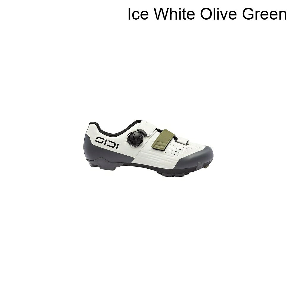(取寄) シディ メンズ XC クリップレス シューズ - メンズ Sidi men Silvis XC Clipless Shoe - Men's Ice White Olive Green