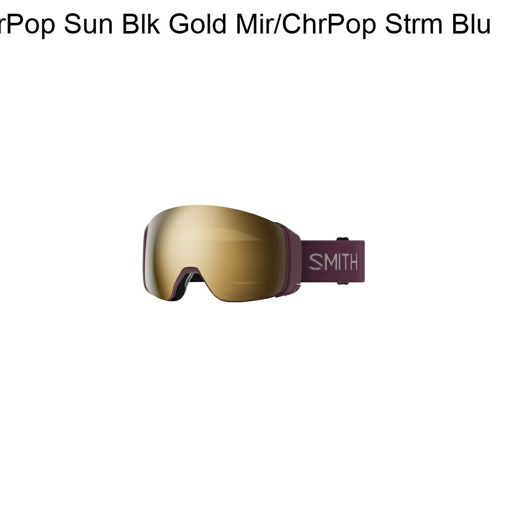 (取寄) スミス 4D マグ クロマポップ ゴーグルズ Smith 4D MAG ChromaPop Goggles Mystic/ChrPop Sun Blk Gold Mir/ChrPop Strm Blu