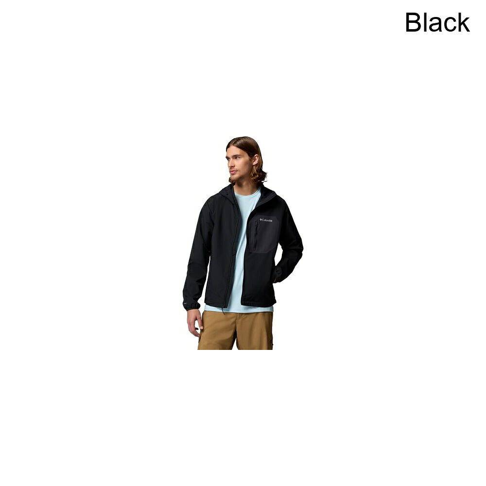 (取寄) コロンビア メンズ トール ハイツ 3 フーデット ソフトシェル ジャケット - メンズ Columbia men Tall Heights III Hooded Softshell Jacket - Men's Black
