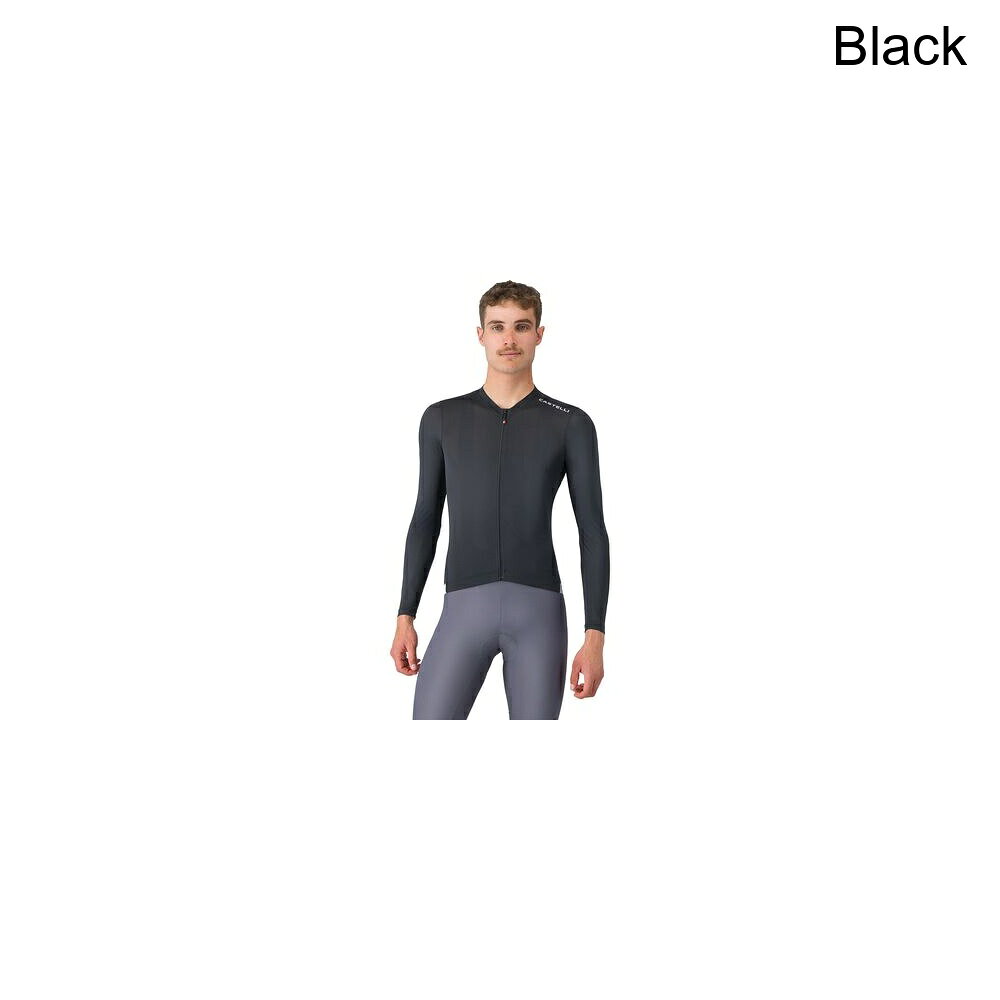 (取寄) カステリ メンズ エスプレッソ 2 ロング-スローブ ジャージ - メンズ Castelli men Espresso 2 Long-Sleeve Jersey - Men's Black