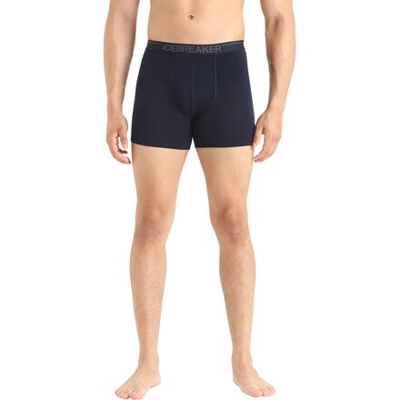 Men'S Underwear - (取寄) アイスブレイカー メンズ アナトミカ ボクサー - メンズ Icebreaker men Anatomica Boxers - Men's Midnight Navy2