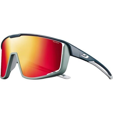 (取寄) ジュルボ フューリー スペクトロン 3 サングラス Julbo Fury Spectron 3 Sunglasses Dark Blue/Green Grey-Spectron 3