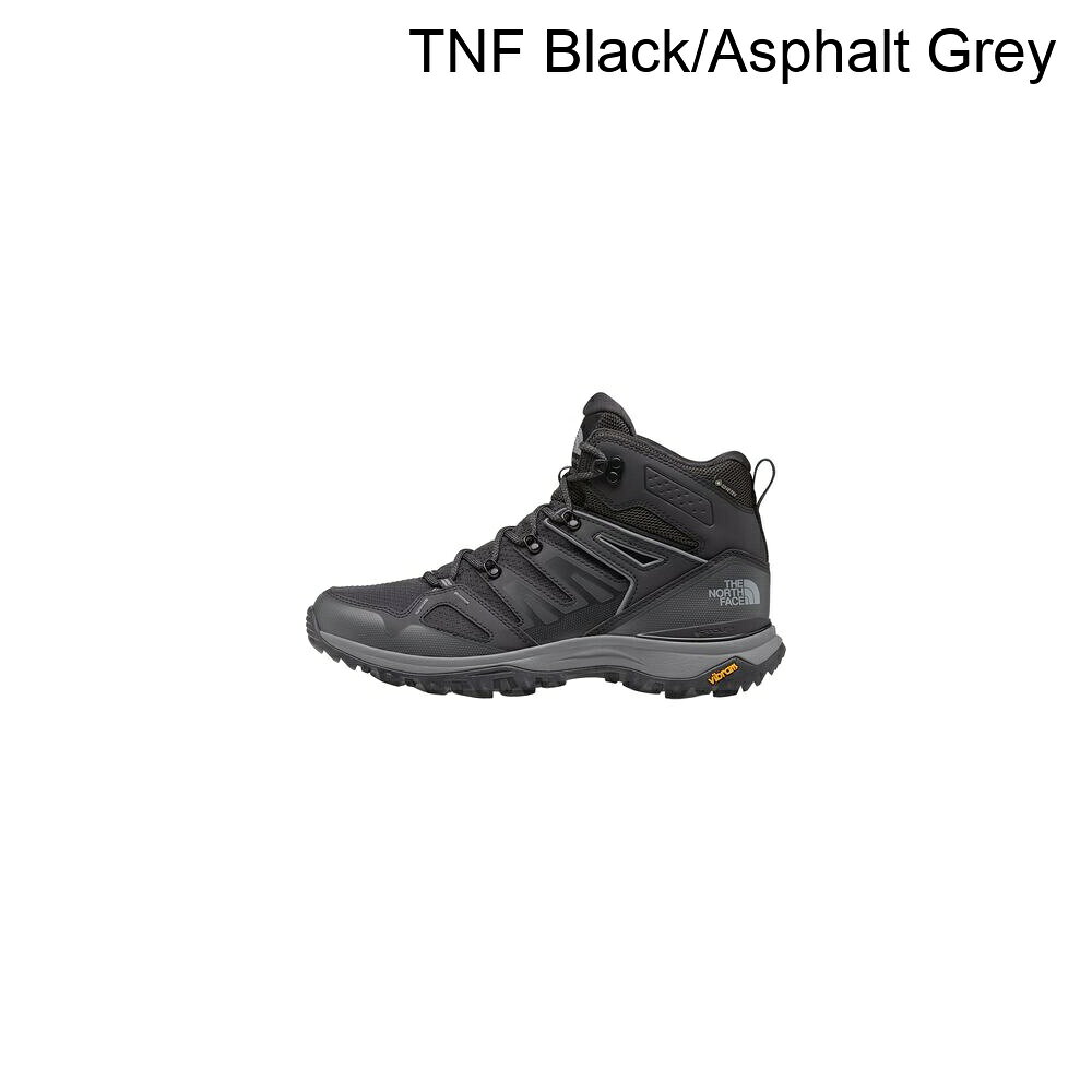 (取寄) ノースフェイス メンズ ヘッジホッグ ミッド ゴア-テックス ハイキング ブーツ - メンズ The North Face men Hedgehog Mid GORE-TEX Hiking Boot - Men's TNF Black/Asphalt Grey