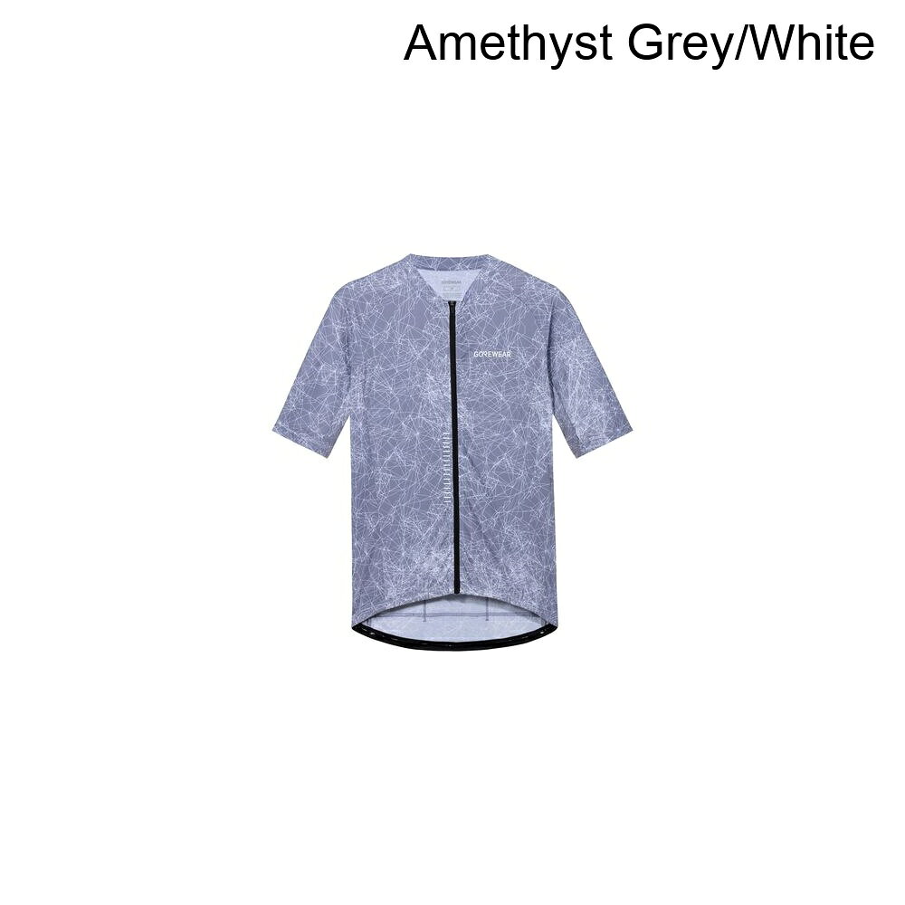 (取寄) ゴアウェア メンズ スピリット ニューロ ショートスリーブ ジャージ - メンズ GOREWEAR men Spirit Neuro Short-Sleeve Jersey - Men's Amethyst Grey/White