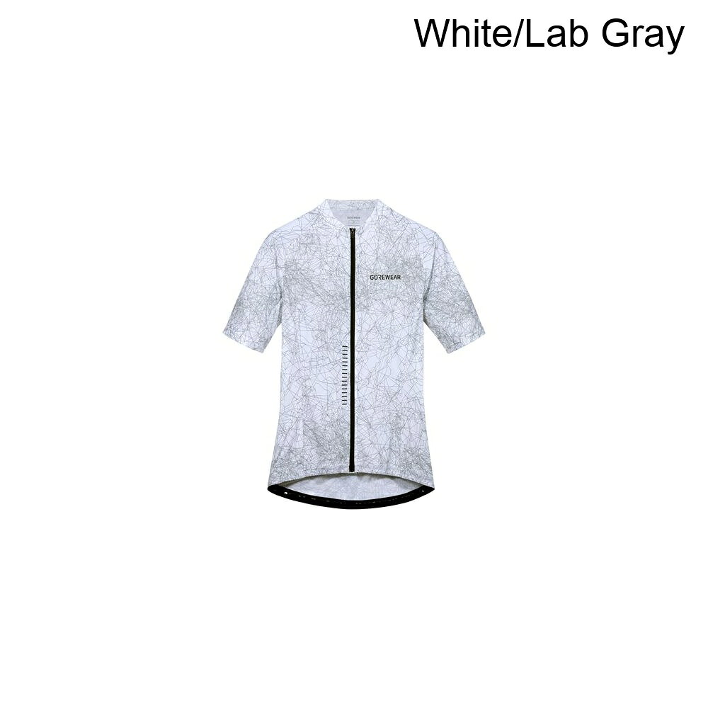 (取寄) ゴアウェア メンズ スピリット ニューロ ショートスリーブ ジャージ - メンズ GOREWEAR men Spirit Neuro Short-Sleeve Jersey - Men's White/Lab Gray