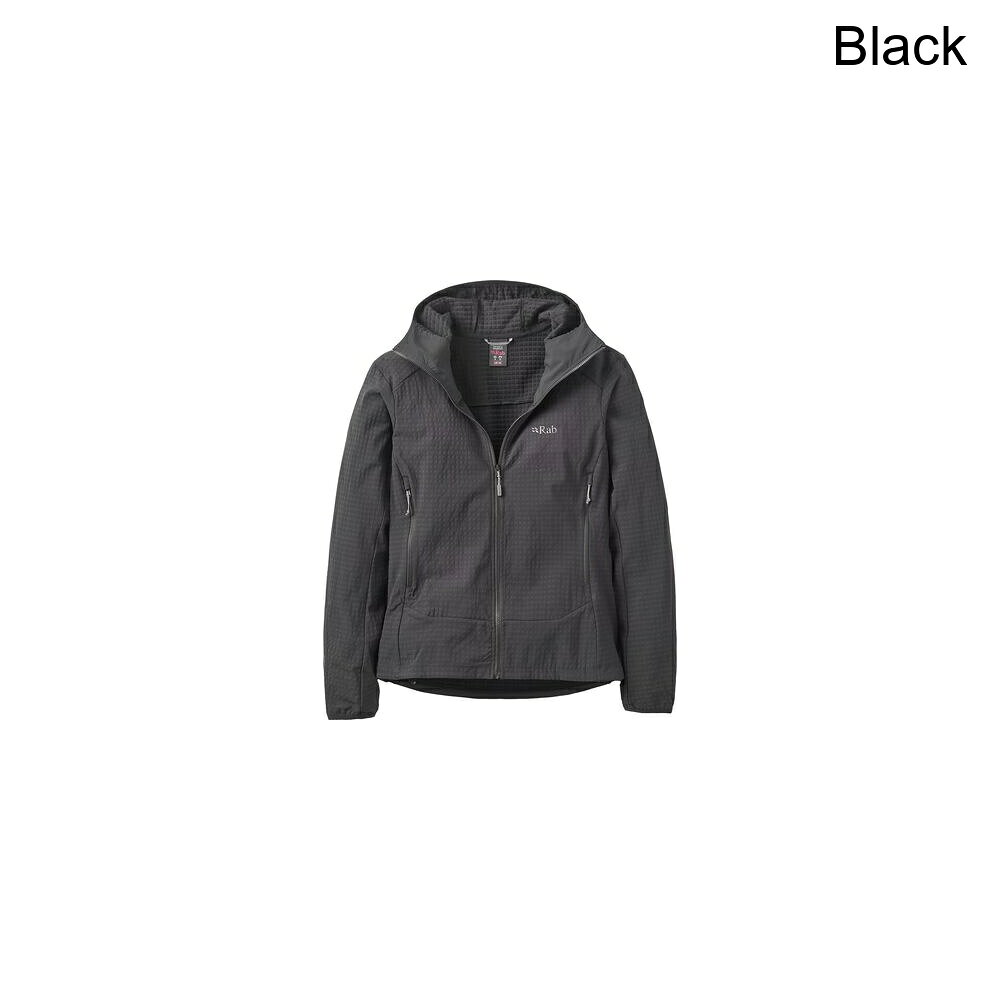 (取寄) ラブ レディース プロ ブーディ - ウィメンズ Rab women Quantra Pro Hoodie - Women's Black