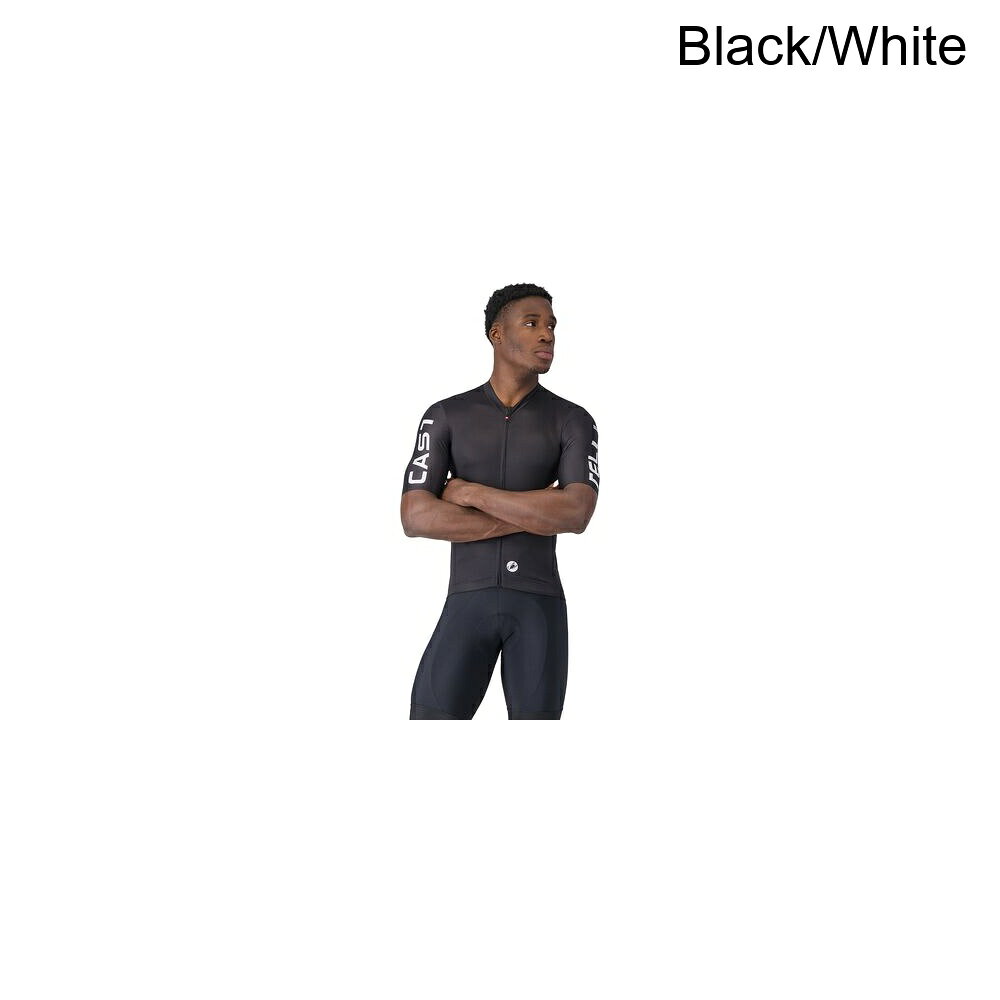 (取寄) カステリ メンズ エントラータ アペック ジャージ - メンズ Castelli men Entrata Apex Jersey - Men's Black/White