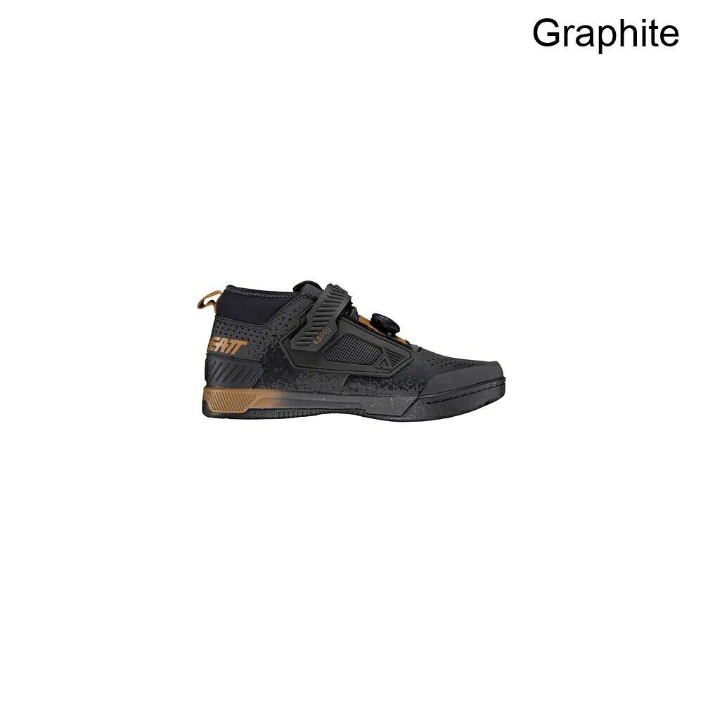 (取寄) リアット 4.0 マウンテン バイク シューズ Leatt ProClip 4.0 Mountain Bike Shoe Graphite
