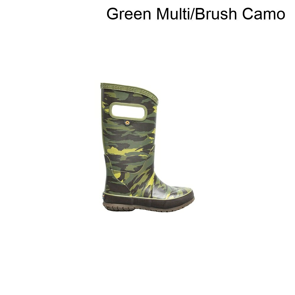 (取寄) ボグス キッズ レインブーツ カモ - キッズ Bogs kids Rainboot -Brush Camo - Kids' Green Multi/Brush Camo