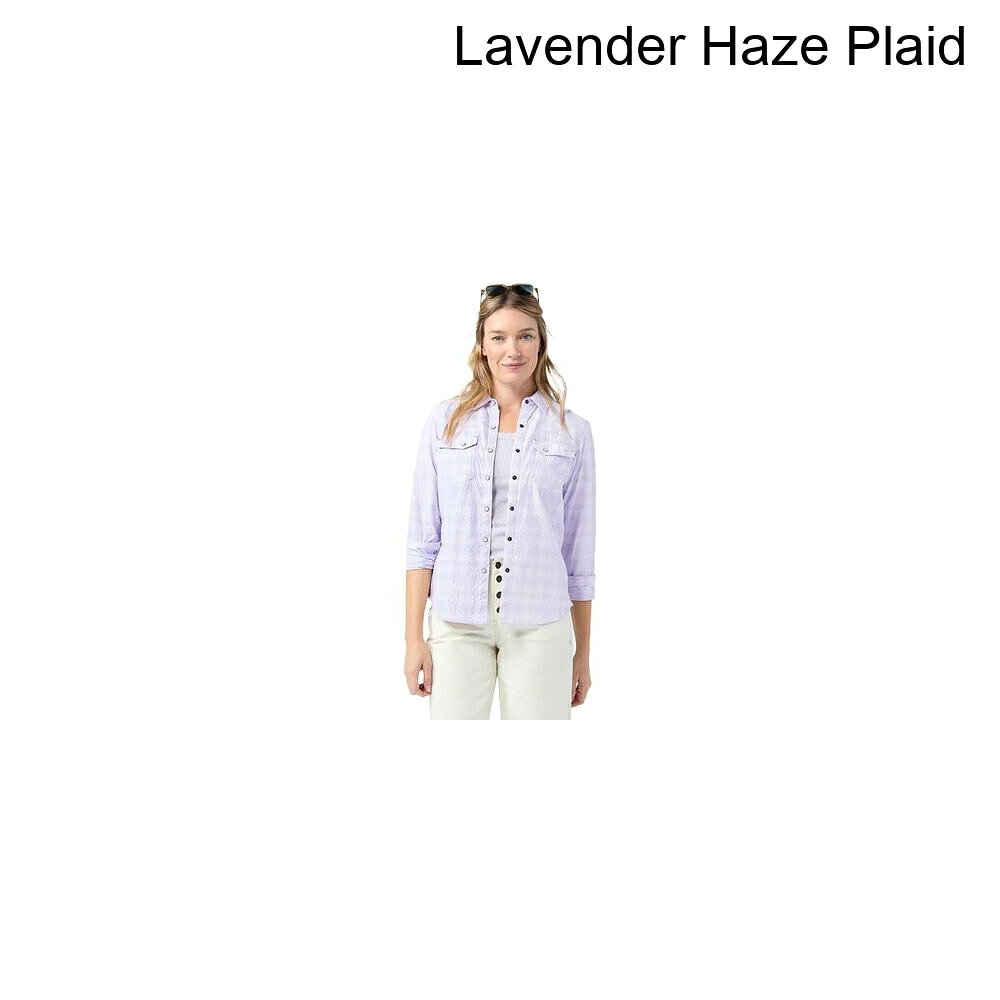 (取寄) スティオ レディース エディ コースト ロング-スローブ シャツ - ウィメンズ STIO women Eddy Coast Long-Sleeve Shirt - Women's Lavender Haze Plaid