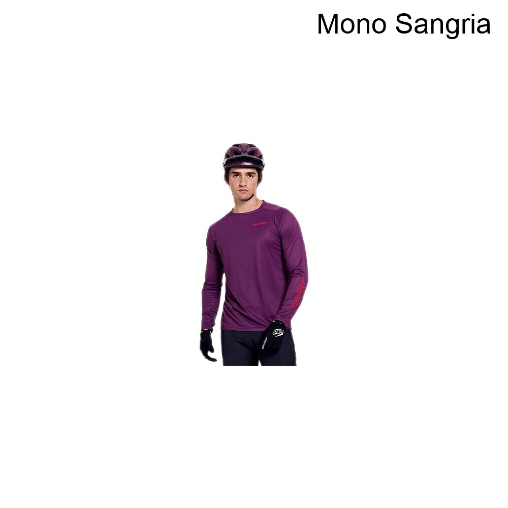 (取寄) トロイリーデザインズ メンズ スカイライン プロ ロング-スローブ ジャージ - メンズ Troy Lee Designs men Skyline Pro Long-Sleeve Jersey - Men's Mono Sangria