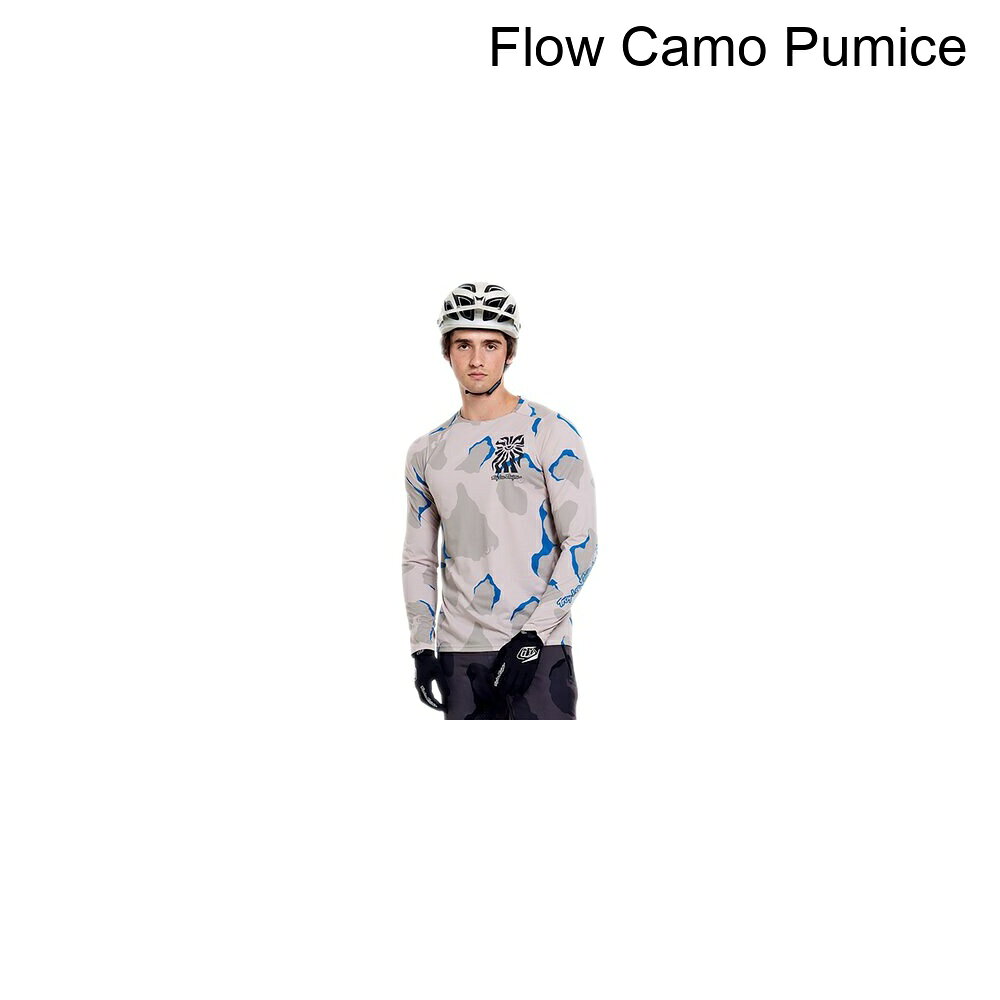 (取寄) トロイリーデザインズ メンズ スカイライン プロ ロング-スローブ ジャージ - メンズ Troy Lee Designs men Skyline Pro Long-Sleeve Jersey - Men's Flow Camo Pumice