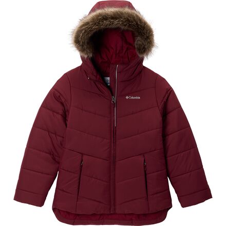 (取寄) コロンビア ガールズ ケイトリン クレスト 3 フーデット ジャケット - ガールズ Columbia girls Katelyn Crest III Hooded Jacket - Girls' Rich Wine