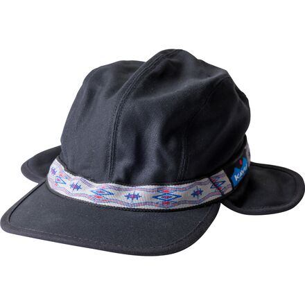 (取寄) カブー ストラップキャップ トラッパー キャップ KAVU Strapcap Trapper Cap Jet Black