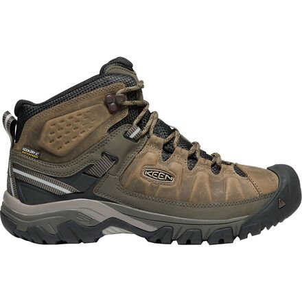 Mountaineering, Trekking - (取寄) キーン メンズ ターギー 3 ミッド レザー ウォータープルーフ ハイキング ブーツ - メンズ KEEN men Targhee III Mid Leather Waterproof Hiking Boot - Men's Bungee Cord/Black