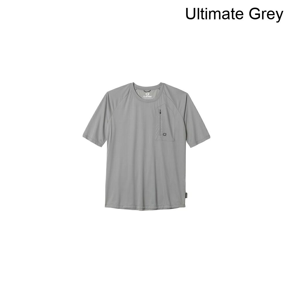 (取寄) クラブライドアパレル メンズ アルペン テック MTB T-シャツ - メンズ Club Ride Apparel men Alpen Tech MTB T-Shirt - Men's Ultimate Grey