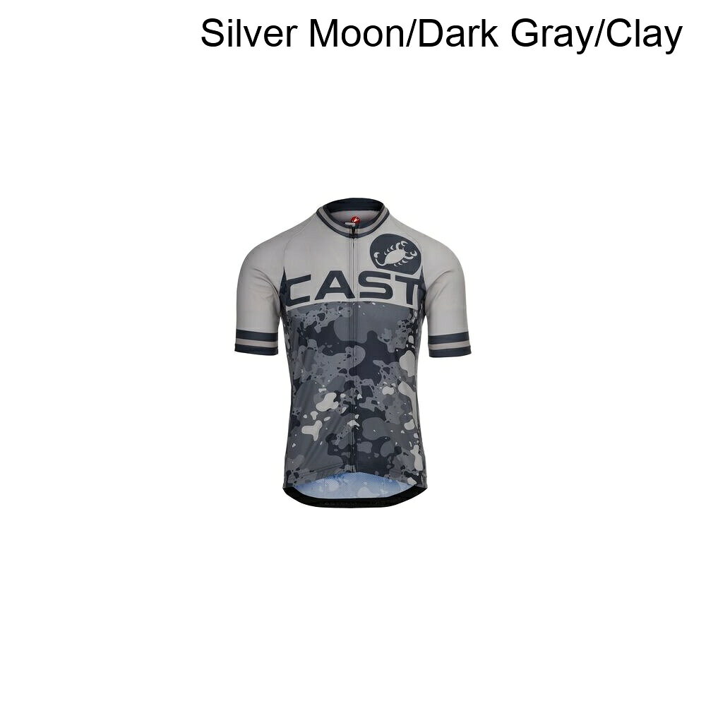 (取寄) カステリ メンズ アタッコ 2 リミテッド エディション ジャージ - メンズ Castelli men Attacco 2 Limited Edition Jersey - Men's Silver Moon/Dark Gray/Clay