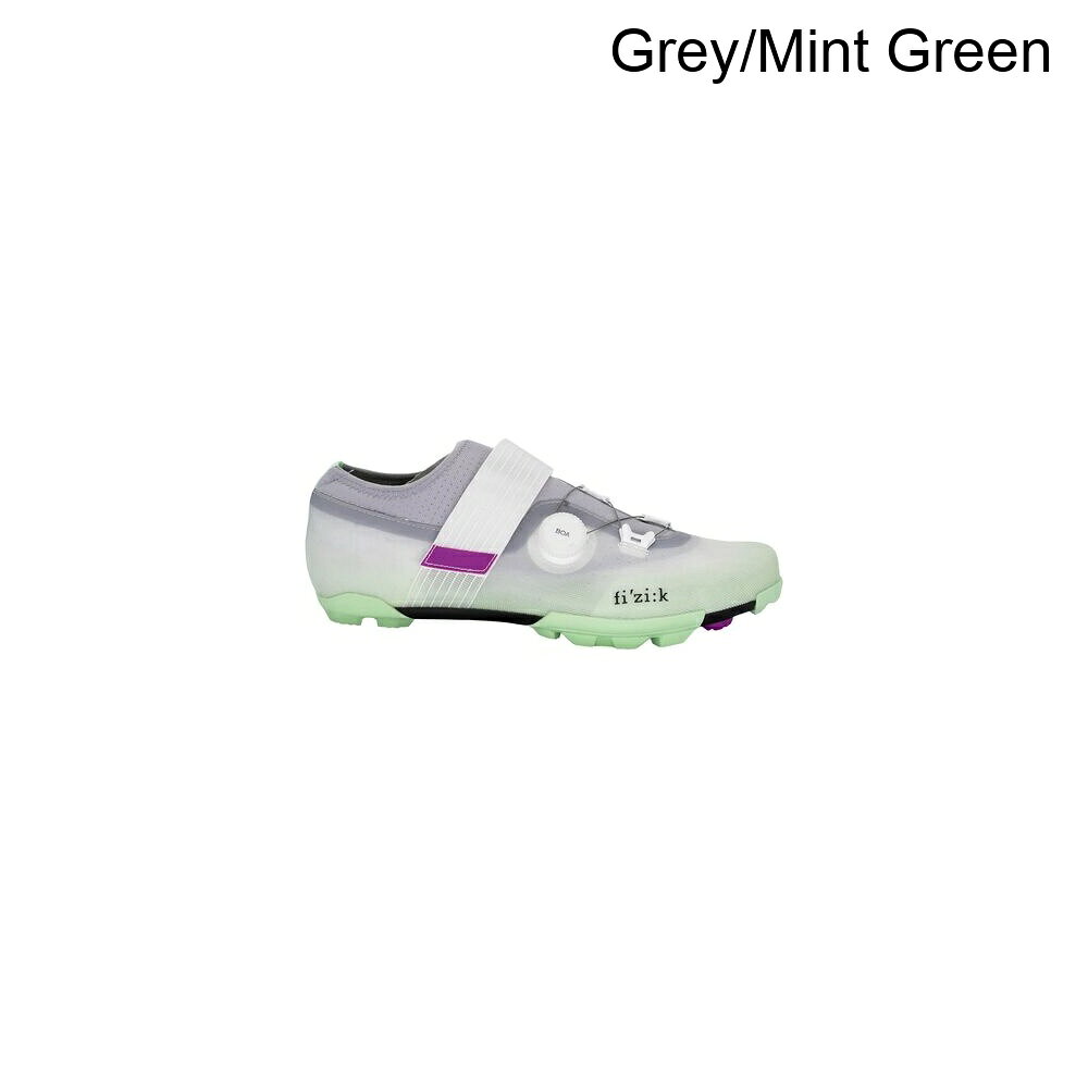 (取寄) フィジーク フェロクス 2 サイクリング シューズ Fi'zi:k Ferox 2 Cycling Shoe Grey/Mint Green