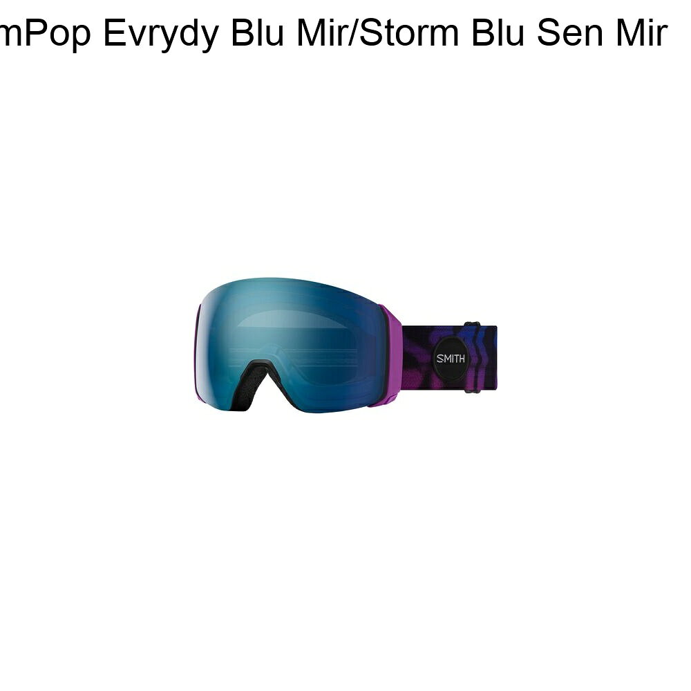 (取寄) スミス 4D マグ Xl ロウ ブリッジ フィット ゴーグルズ Smith 4D Mag XL Low Bridge Fit Goggles CopyCat/ChrmPop Evrydy Blu Mir/Storm Blu Sen Mir