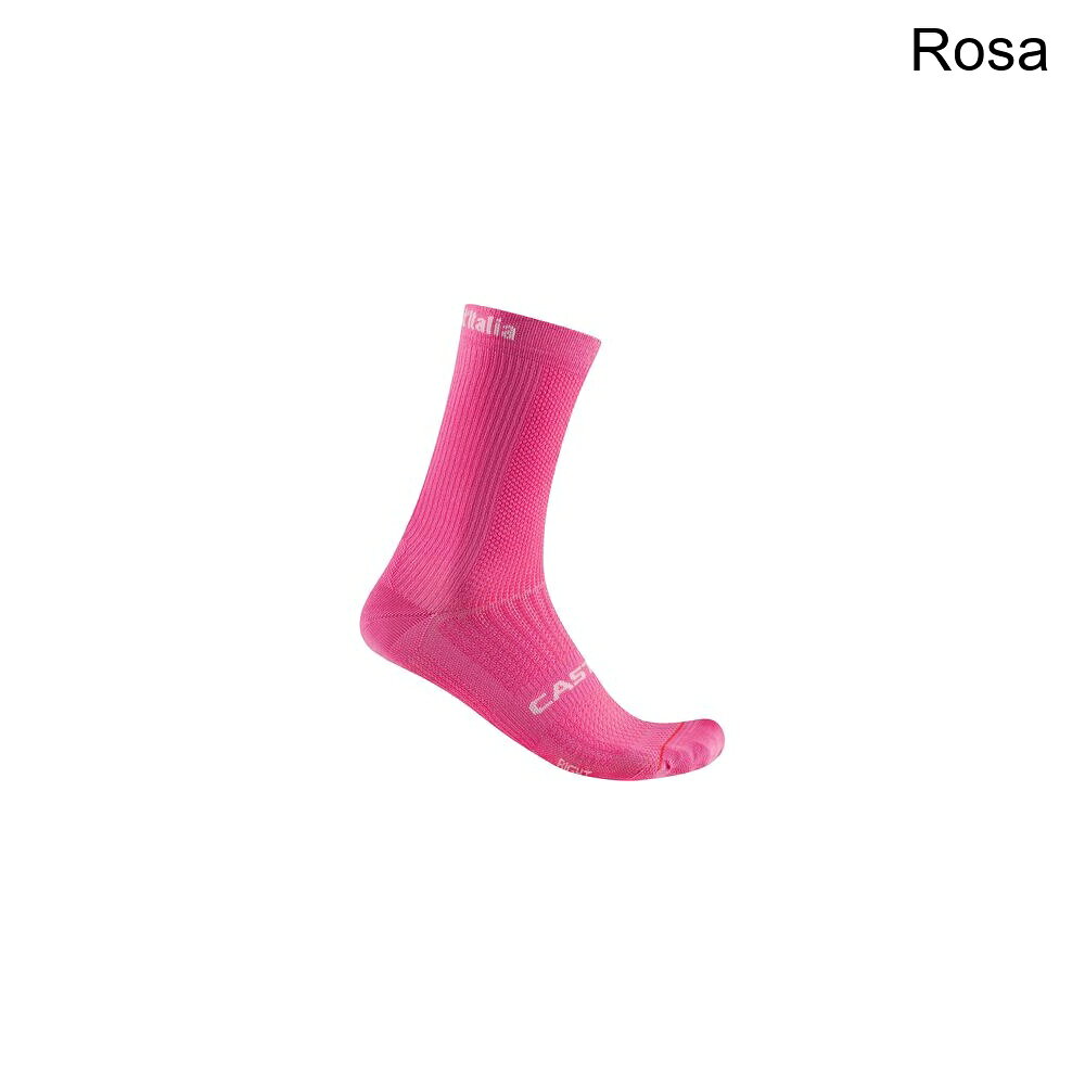 (取寄) カステリ ソック 18 Castelli #GIRO109 Sock 18 Rosa
