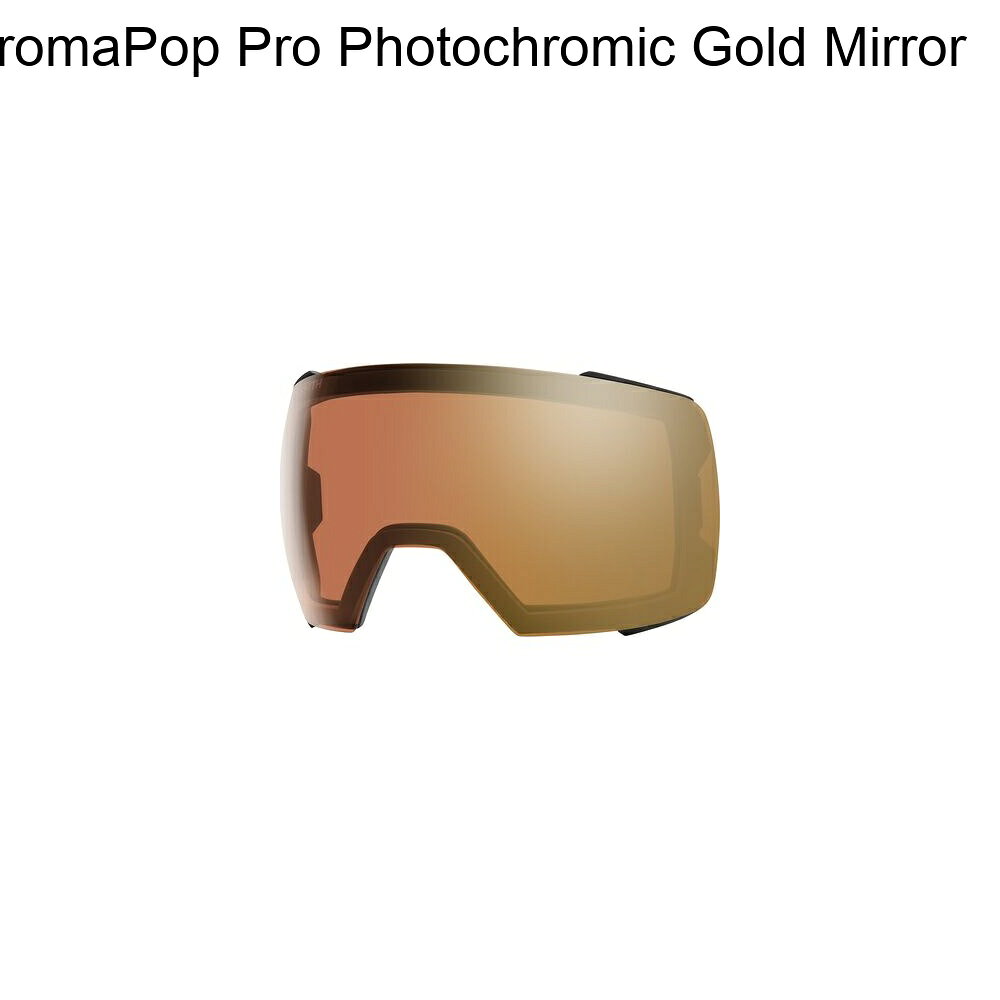 (取寄) スミス I/O マグ Xl ゴーグルズ リプレイスメント レンズ Smith I/O MAG XL Goggles Replacement Lens ChromaPop Pro Photochromic Gold Mirror