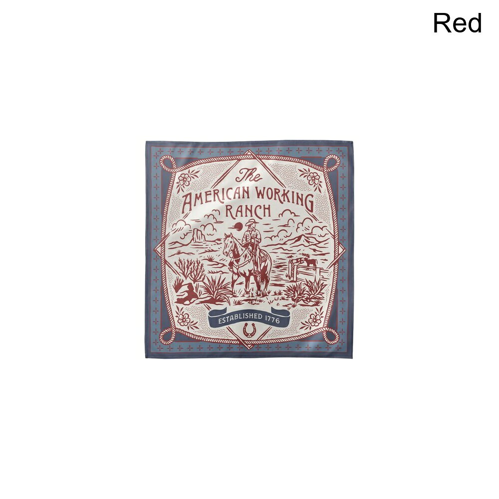 (取寄) アメリカン ワーキング ランチ バンダナ Sendero Provisions Co. American Working Ranch Bandana Red