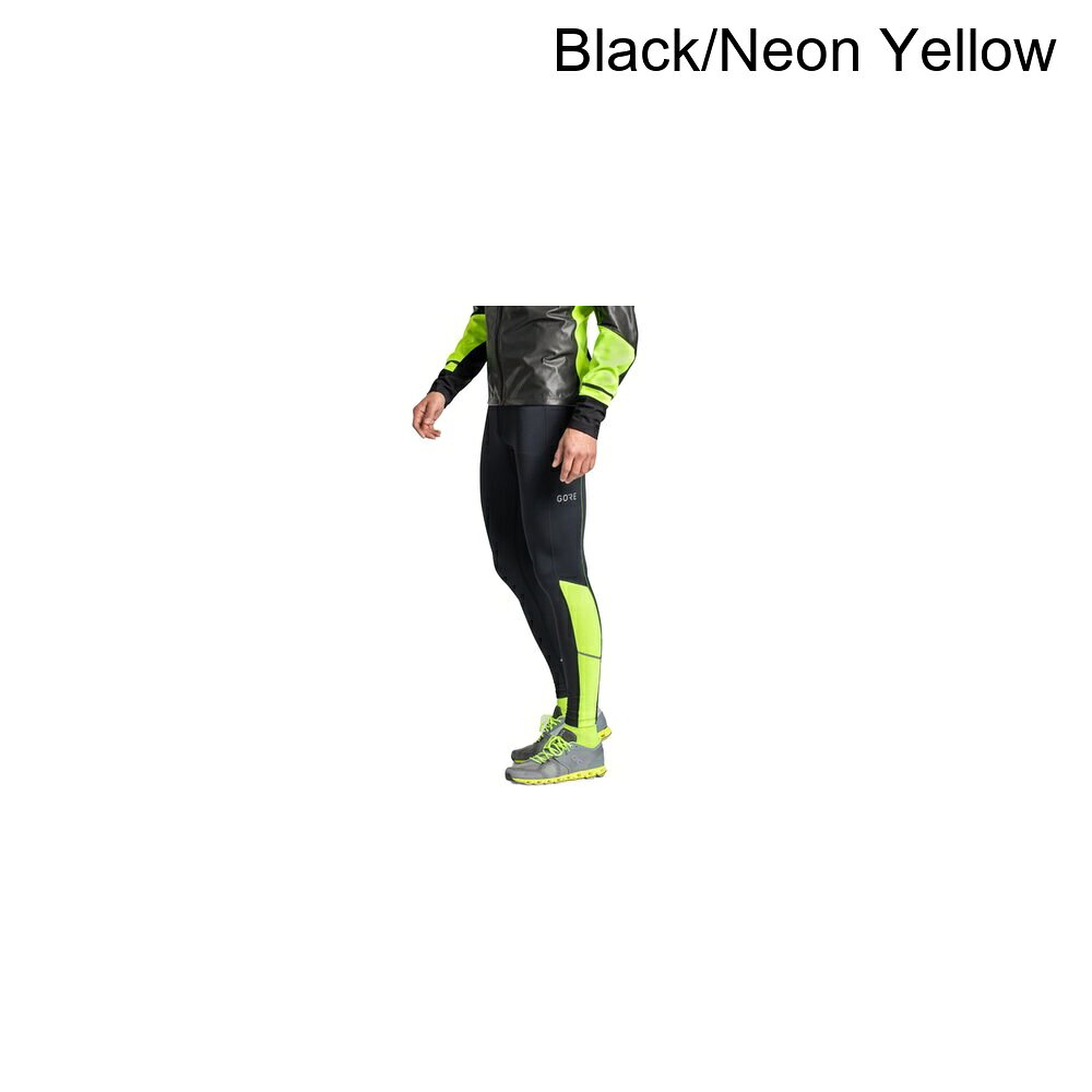 (取寄) ゴアウェア メンズ R3 サーモ タイト - メンズ GOREWEAR men R3 Thermo Tight - Men's Black/Neon Yellow