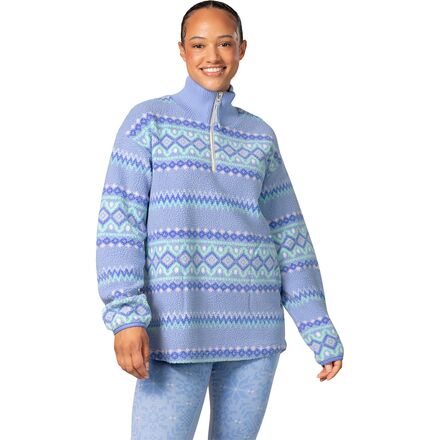 (取寄) カリトラ レディース ルーシー ミッドレイヤー 1/2-ジップ シャツ - ウィメンズ Kari Traa women Ruthie Midlayer 1/2-Zip Shirt - Women's Iris