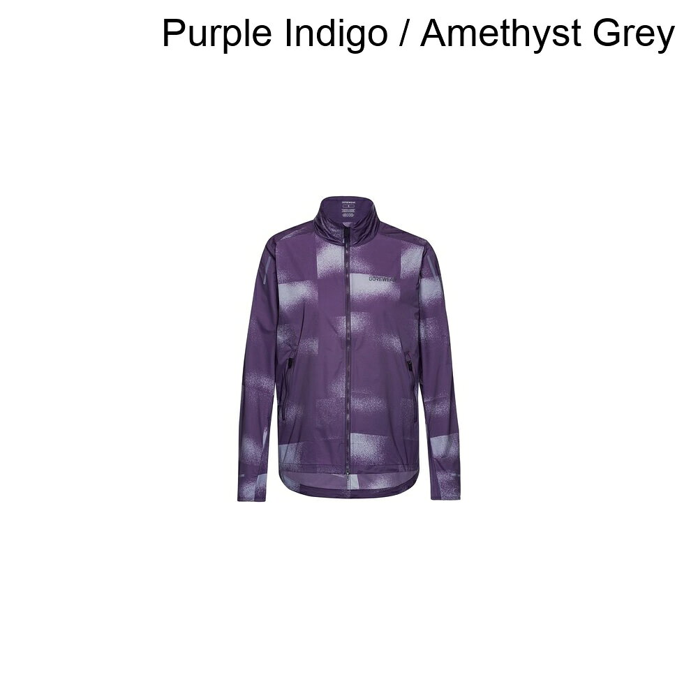 (取寄) ゴアウェア レディース クラウド ウィンドブレーカー - ウィメンズ GOREWEAR women Concurve Cloud Windbreaker - Women's Purple Indigo / Amethyst Grey