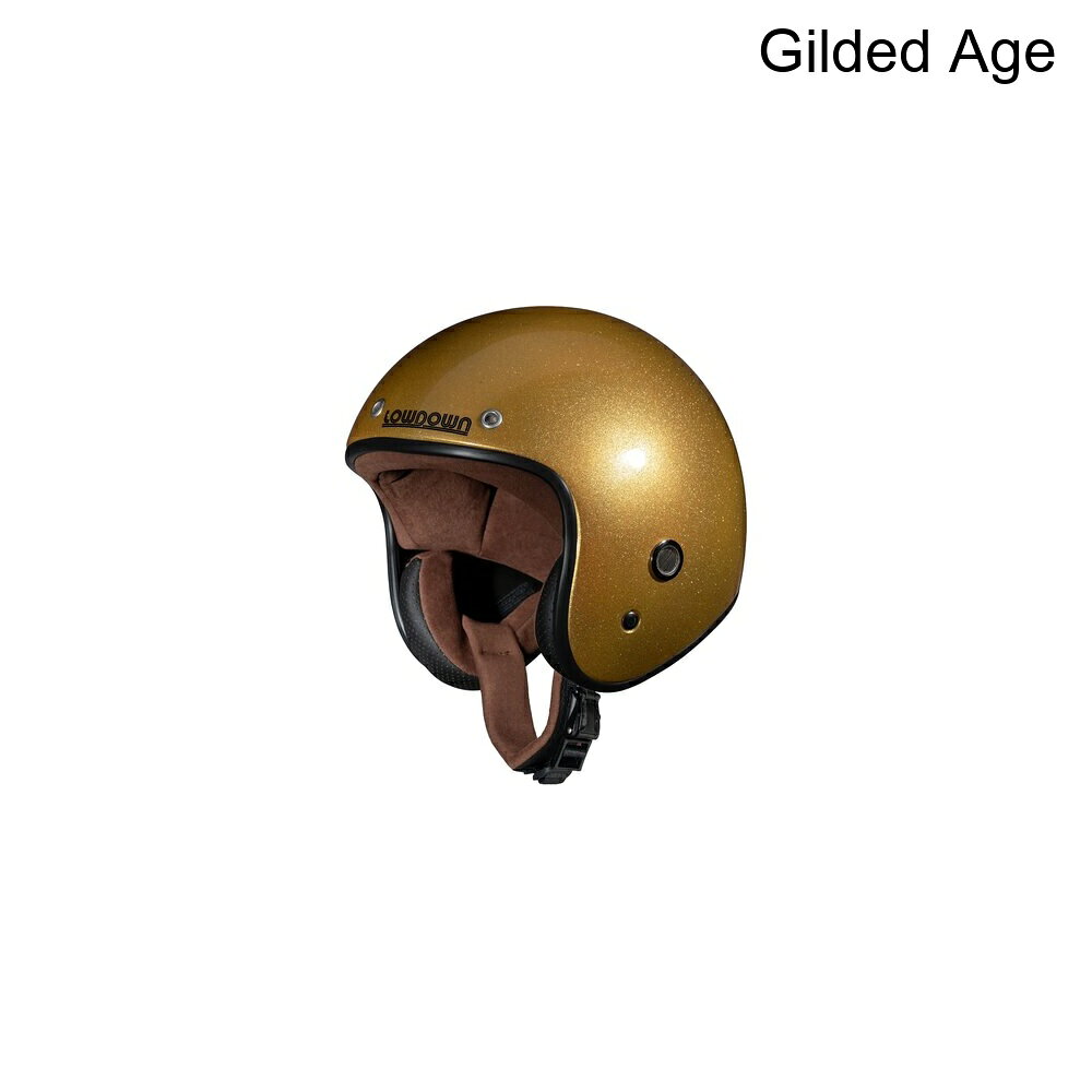(取寄) クラシック スノー ヘルメット LowDown Helmets Classic Snow Helmet Gilded Age