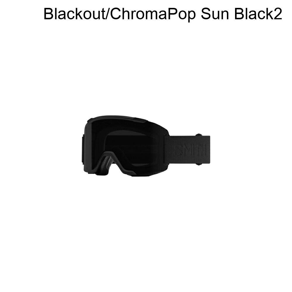 (取寄) スミス スクアッド ゴーグルズ Smith Squad Goggles Blackout/ChromaPop Sun Black2