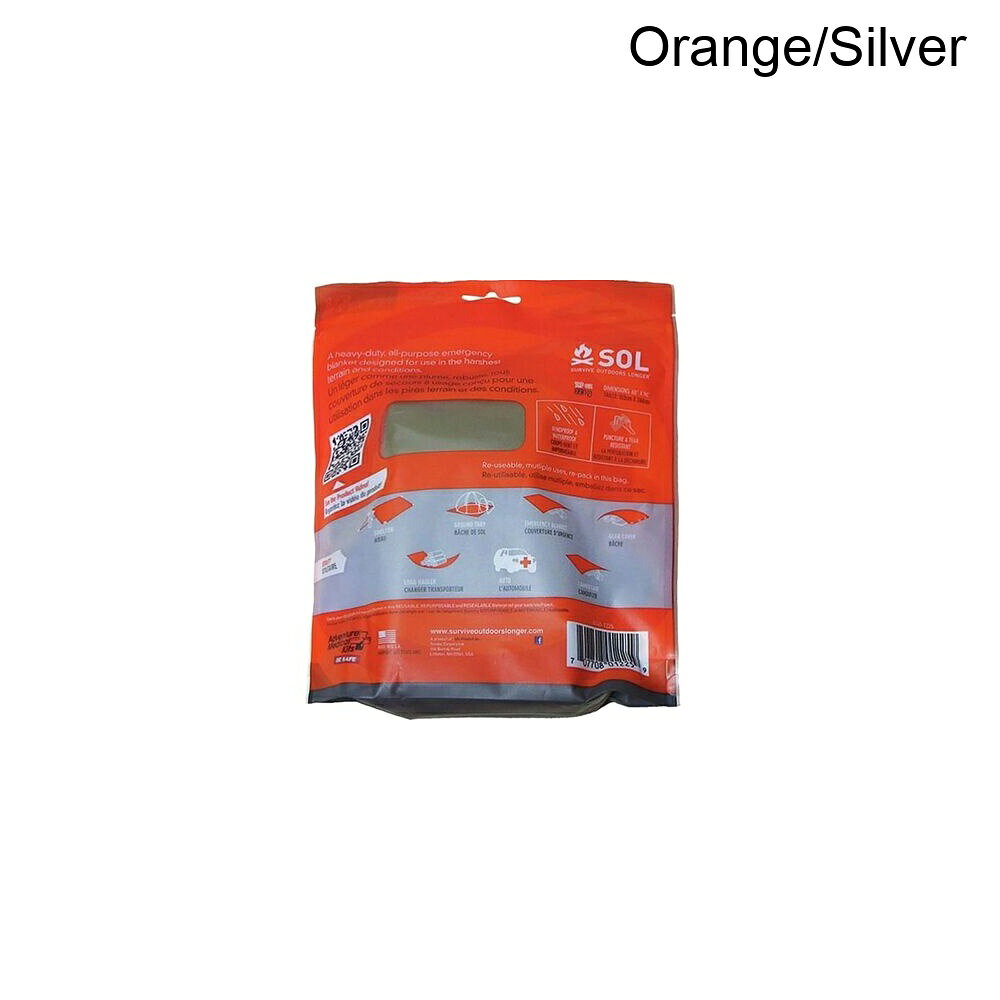(取寄) ヘビー デューティ エマージェンシー ブランケット S.O.L Survive Outdoors Longer Heavy Duty Emergency Blanket Orange/Silver auc-jetrag-19237181 ジェットラグ楽天市場店 サンプル画像3